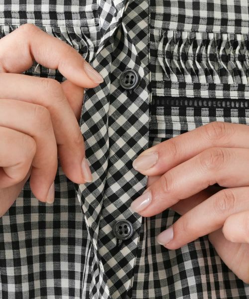 Leilian PLUS HOUSE / レリアンプラスハウス シャツ・ブラウス | ギンガムチェックブラウス【プラス企画】 | 詳細11