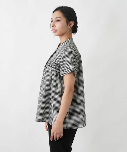 Leilian PLUS HOUSE / レリアンプラスハウス シャツ・ブラウス | ギンガムチェックブラウス【プラス企画】 | 詳細5
