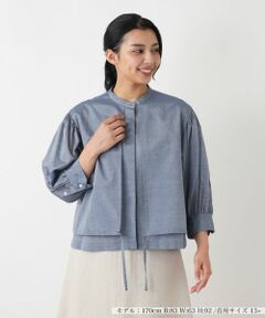 Leilian PLUS HOUSE / レリアンプラスハウス シャツ・ブラウス | ブラウス【プラス企画】