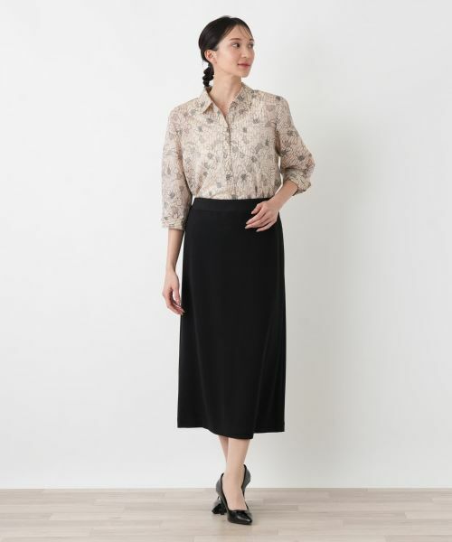 Leilian PLUS HOUSE / レリアンプラスハウス ミニ・ひざ丈スカート | スカート【プラス企画】 | 詳細1