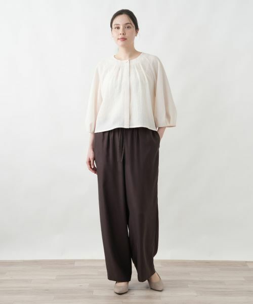 Leilian PLUS HOUSE / レリアンプラスハウス その他パンツ | イージーワイドパンツ | 詳細4