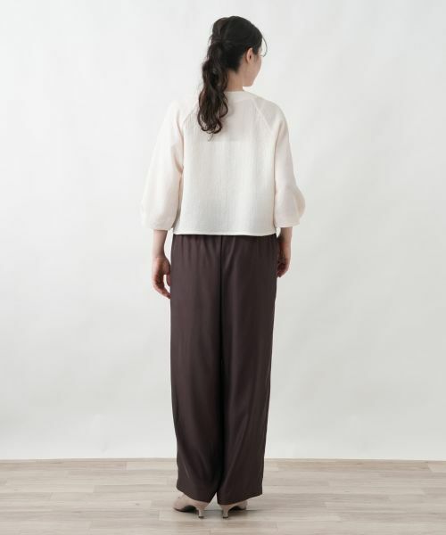 Leilian PLUS HOUSE / レリアンプラスハウス その他パンツ | イージーワイドパンツ | 詳細6