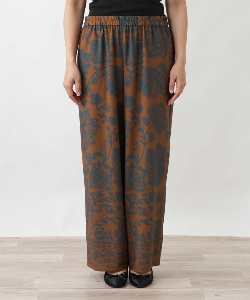 Leilian PLUS HOUSE / レリアンプラスハウス その他パンツ | ボタニカルプリントパンツ【プラス企画】 | 詳細5