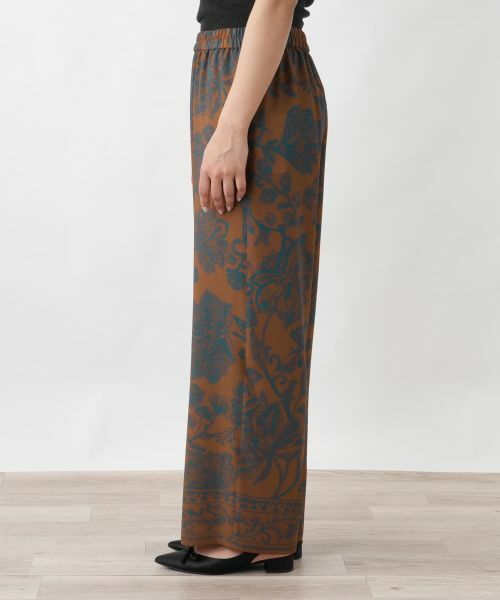 Leilian PLUS HOUSE / レリアンプラスハウス その他パンツ | ボタニカルプリントパンツ【プラス企画】 | 詳細6