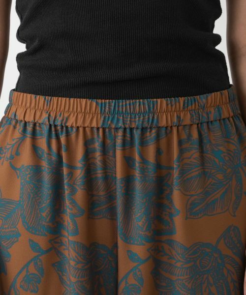 Leilian PLUS HOUSE / レリアンプラスハウス その他パンツ | ボタニカルプリントパンツ【プラス企画】 | 詳細8