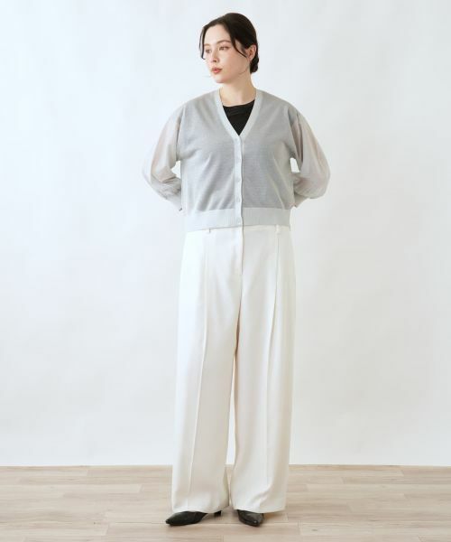 Leilian PLUS HOUSE / レリアンプラスハウス カーディガン・ボレロ | カーディガン【BOURGE】 | 詳細4