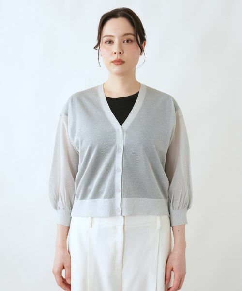 Leilian PLUS HOUSE / レリアンプラスハウス カーディガン・ボレロ | カーディガン【BOURGE】 | 詳細7