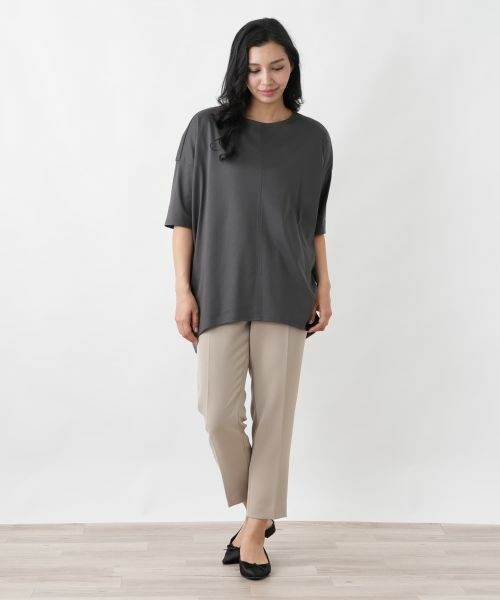 Leilian PLUS HOUSE / レリアンプラスハウス カットソー | プルオーバーチュニック【プラス企画】 | 詳細1