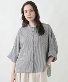 Leilian PLUS HOUSE / レリアンプラスハウス シャツ・ブラウス | 洗えるデザインブラウス