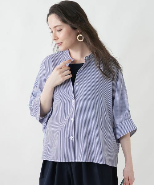 Leilian PLUS HOUSE / レリアンプラスハウス シャツ・ブラウス | 洗えるデザインブラウス | 詳細10