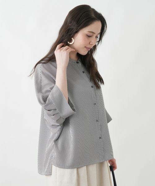 Leilian PLUS HOUSE / レリアンプラスハウス シャツ・ブラウス | 洗えるデザインブラウス | 詳細2