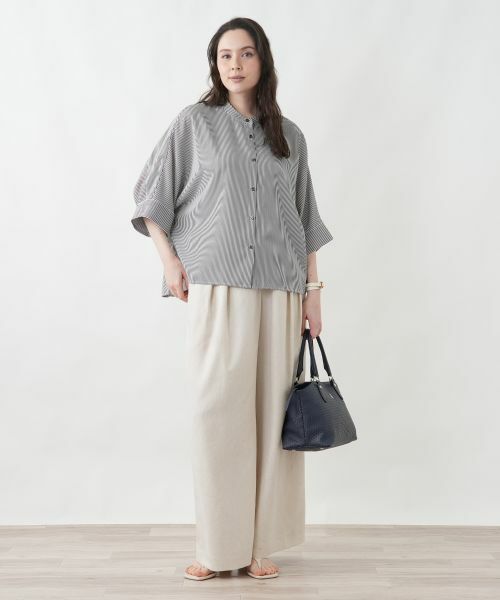 Leilian PLUS HOUSE / レリアンプラスハウス シャツ・ブラウス | 洗えるデザインブラウス | 詳細3