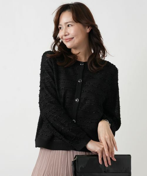 Leilian PLUS HOUSE / レリアンプラスハウス カーディガン・ボレロ | ファンシーニットカーディガン【セレモニー】 | 詳細1