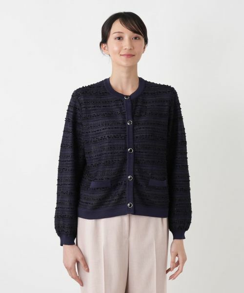 Leilian PLUS HOUSE / レリアンプラスハウス カーディガン・ボレロ | ファンシーニットカーディガン【セレモニー】 | 詳細17
