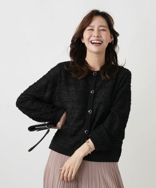 Leilian PLUS HOUSE / レリアンプラスハウス カーディガン・ボレロ | ファンシーニットカーディガン【セレモニー】 | 詳細2