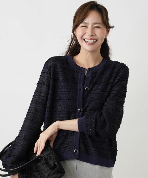 Leilian PLUS HOUSE / レリアンプラスハウス カーディガン・ボレロ | ファンシーニットカーディガン【セレモニー】 | 詳細9