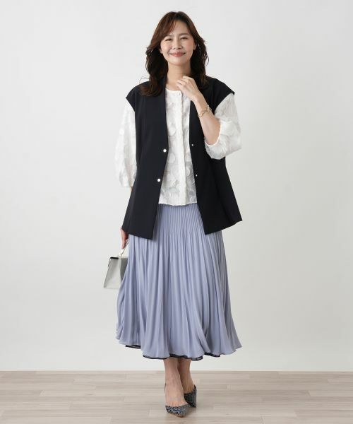 Leilian PLUS HOUSE / レリアンプラスハウス ロング・マキシ丈スカート | プリーツスカート【セレモニー】 | 詳細10