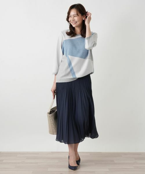 Leilian PLUS HOUSE / レリアンプラスハウス ロング・マキシ丈スカート | プリーツスカート【セレモニー】 | 詳細3