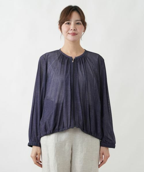 Leilian PLUS HOUSE / レリアンプラスハウス その他アウター | パワーネットブルゾン | 詳細4