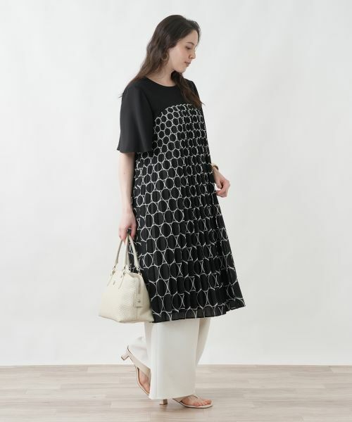 Leilian PLUS HOUSE / レリアンプラスハウス ドレス | 洗えるプリーツワンピース | 詳細3