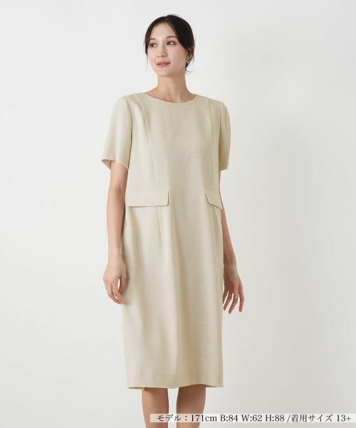 Leilian PLUS HOUSE / レリアンプラスハウス ドレス | ワンピース（ベージュ）