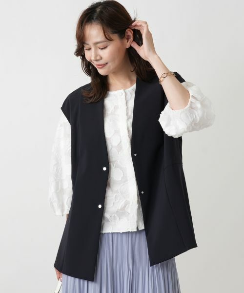 Leilian PLUS HOUSE / レリアンプラスハウス シャツ・ブラウス | ブラウス【セレモニー】（アイボリー）