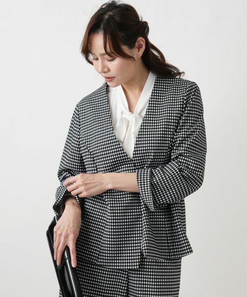 Leilian PLUS HOUSE / レリアンプラスハウス テーラードジャケット | ジャケット（ブラック）