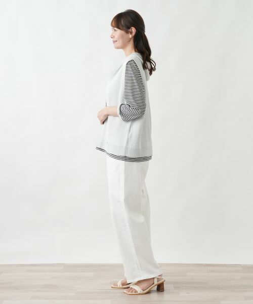 Leilian PLUS HOUSE / レリアンプラスハウス テーラードジャケット | デザインベスト | 詳細2