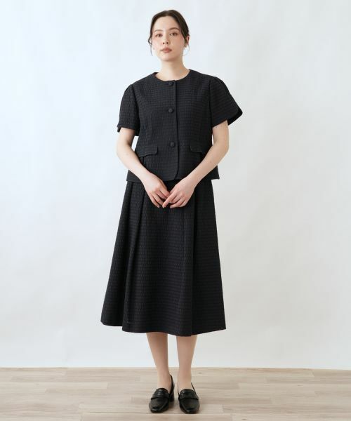 Leilian PLUS HOUSE / レリアンプラスハウス セットアップ | 一枚着スーツ【BOURGE】 | 詳細1