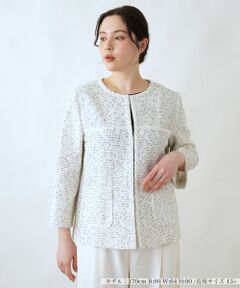 Leilian PLUS HOUSE / レリアンプラスハウス テーラードジャケット | ジャケット【BOURGE】