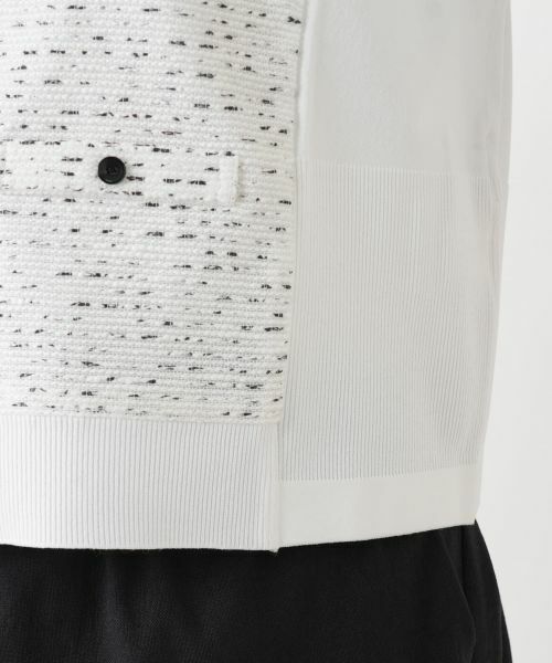 Leilian PLUS HOUSE / レリアンプラスハウス カーディガン・ボレロ | ツイード調コンビニットカーディガン【BOURGE】 | 詳細10