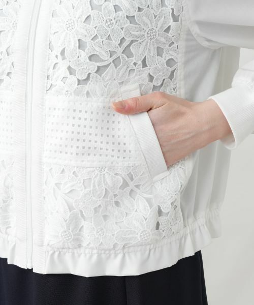 Leilian PLUS HOUSE / レリアンプラスハウス テーラードジャケット | デザインレースジャケット【MUSE BY ROCHAS Premiere】 | 詳細15