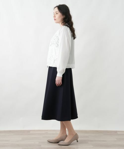 Leilian PLUS HOUSE / レリアンプラスハウス テーラードジャケット | デザインレースジャケット【MUSE BY ROCHAS Premiere】 | 詳細7