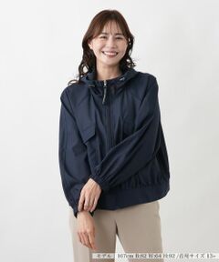 Leilian PLUS HOUSE / レリアンプラスハウス テーラードジャケット | フーデッドジップブルゾン【MUSE BY ROCHAS Premiere】