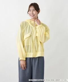 Leilian PLUS HOUSE / レリアンプラスハウス テーラードジャケット | フーデッドジップブルゾン【MUSE BY ROCHAS Premiere】