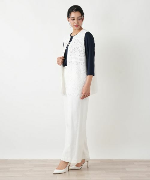 Leilian PLUS HOUSE / レリアンプラスハウス テーラードジャケット | ベスト【MUSE BY ROCHAS Premiere】 | 詳細2