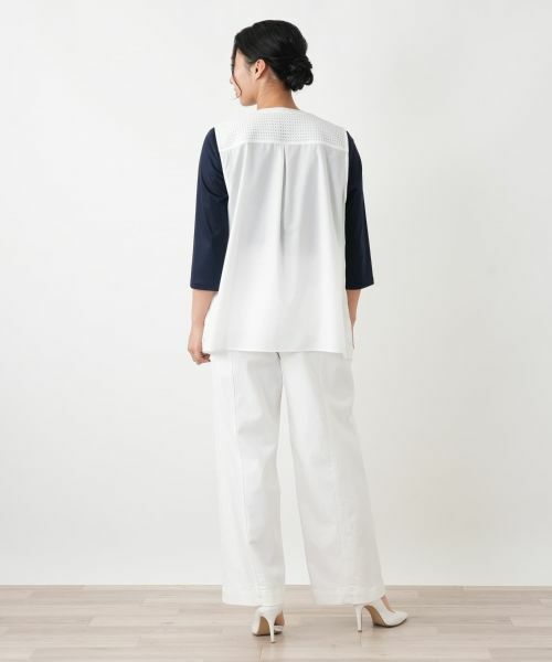 Leilian PLUS HOUSE / レリアンプラスハウス テーラードジャケット | ベスト【MUSE BY ROCHAS Premiere】 | 詳細3