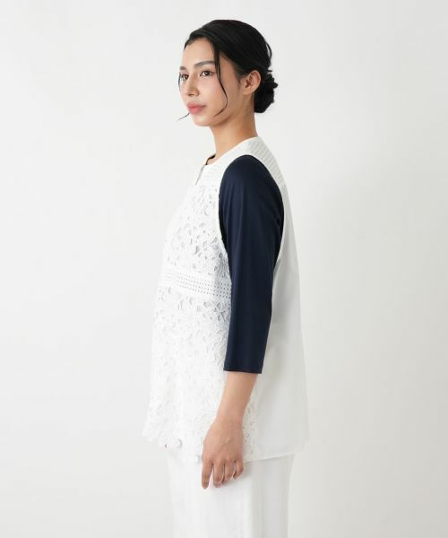 Leilian PLUS HOUSE / レリアンプラスハウス テーラードジャケット | ベスト【MUSE BY ROCHAS Premiere】 | 詳細5