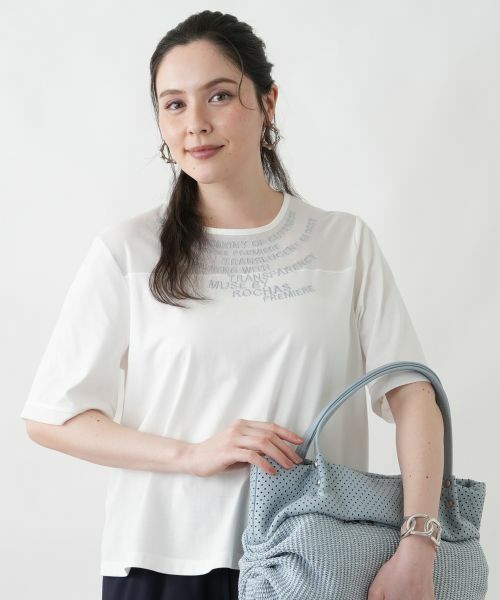Leilian PLUS HOUSE / レリアンプラスハウス カットソー | ロゴTシャツ【MUSE BY ROCHAS Premiere】 | 詳細4