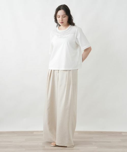 Leilian PLUS HOUSE / レリアンプラスハウス カットソー | ロゴTシャツ【MUSE BY ROCHAS Premiere】 | 詳細9