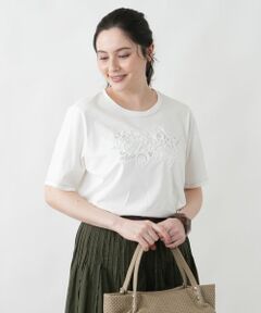 Leilian PLUS HOUSE / レリアンプラスハウス カットソー | オリジナルロゴTシャツ【MUSE BY ROCHAS Premiere】
