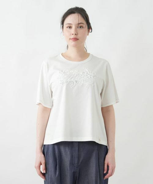 Leilian PLUS HOUSE / レリアンプラスハウス カットソー | オリジナルロゴTシャツ【MUSE BY ROCHAS Premiere】 | 詳細11