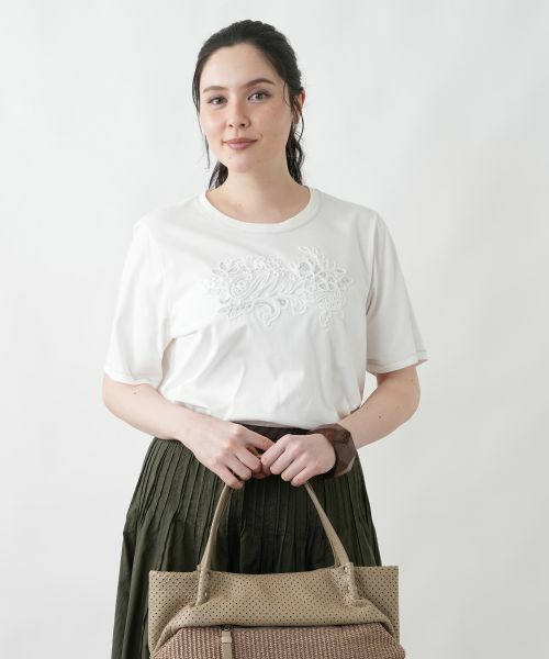 Leilian PLUS HOUSE / レリアンプラスハウス カットソー | オリジナルロゴTシャツ【MUSE BY ROCHAS Premiere】 | 詳細2