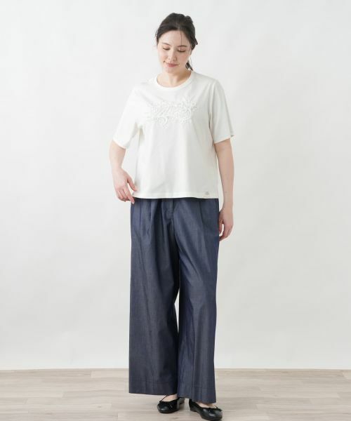 Leilian PLUS HOUSE / レリアンプラスハウス カットソー | オリジナルロゴTシャツ【MUSE BY ROCHAS Premiere】 | 詳細8