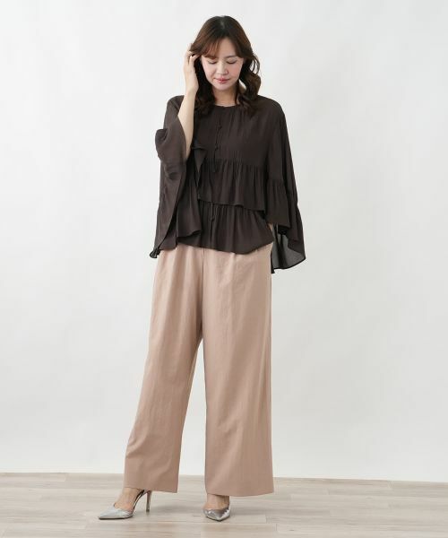 Leilian PLUS HOUSE / レリアンプラスハウス その他アウター | ティアードフリルジャケット【BOURGE】 | 詳細1