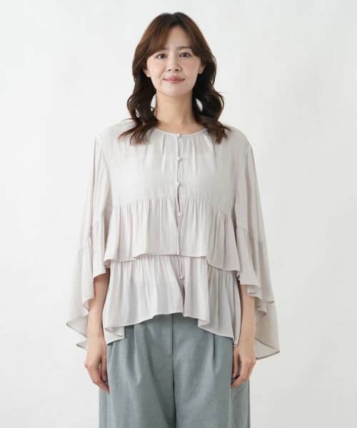 Leilian PLUS HOUSE / レリアンプラスハウス その他アウター | ティアードフリルジャケット【BOURGE】 | 詳細12