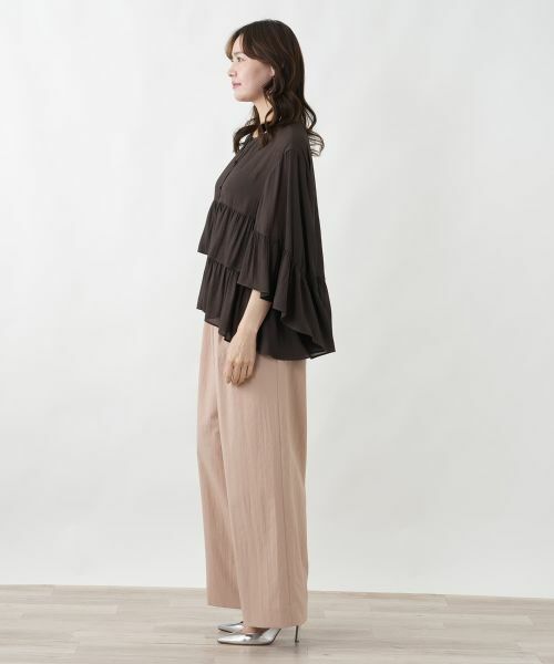 Leilian PLUS HOUSE / レリアンプラスハウス その他アウター | ティアードフリルジャケット【BOURGE】 | 詳細2