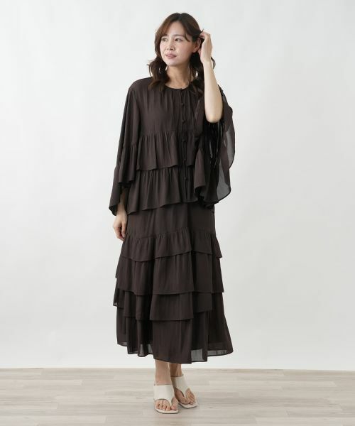 Leilian PLUS HOUSE / レリアンプラスハウス その他アウター | ティアードフリルジャケット【BOURGE】 | 詳細4