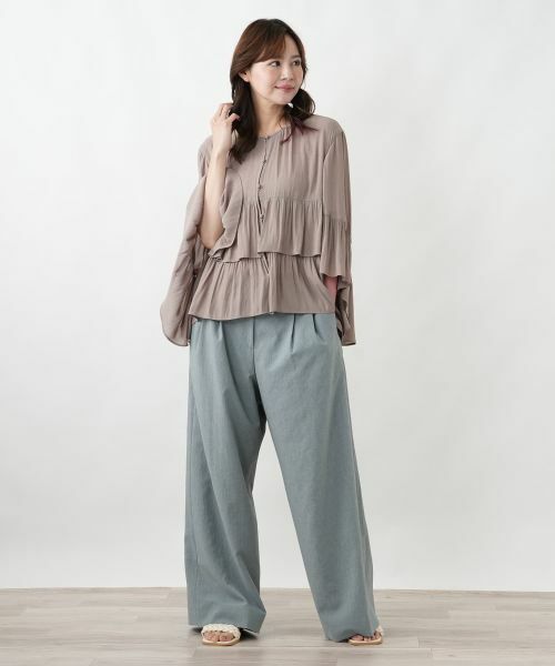 Leilian PLUS HOUSE / レリアンプラスハウス その他アウター | ティアードフリルジャケット【BOURGE】 | 詳細5