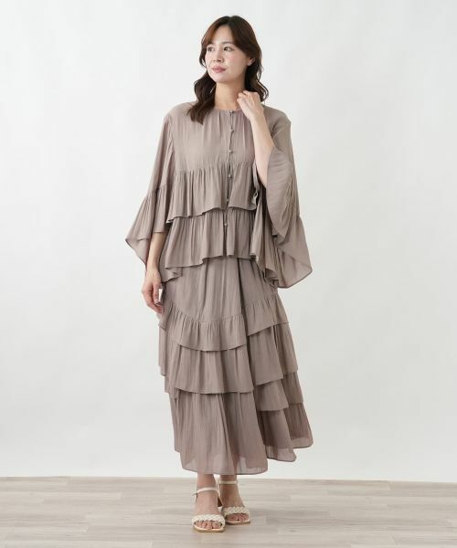 Leilian PLUS HOUSE / レリアンプラスハウス その他アウター | ティアードフリルジャケット【BOURGE】 | 詳細8